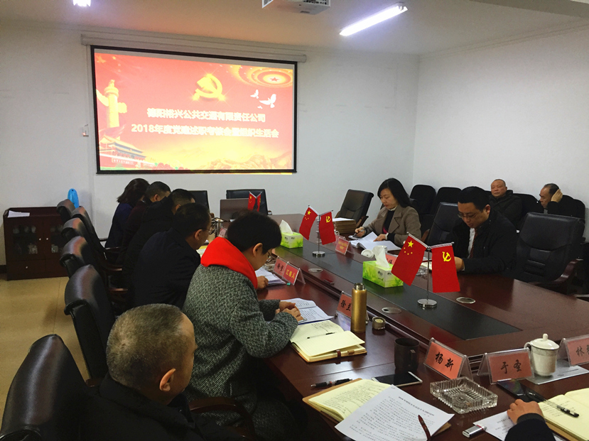 集團(tuán)公司開展2018年度基層黨組織抓黨建、黨風(fēng)廉潔建設(shè)專項(xiàng)述職考核