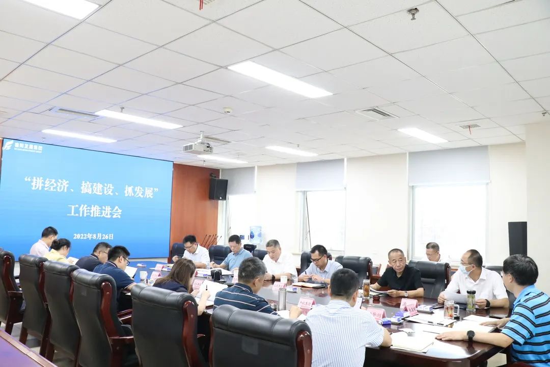 【拼經(jīng)濟(jì) 搞建設(shè) 抓發(fā)展】集團(tuán)公司組織召開“拼經(jīng)濟(jì)、搞建設(shè)、抓發(fā)展”工作推進(jìn)會